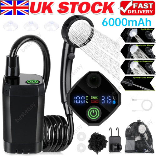 Portable camping shower usb - portable,