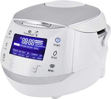 Yum Asia Sakura Rice Cooker with Ceramic Bowl and Advanced Fuzzy Logic 1.5L