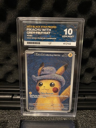 Pikachu grey felt hat 085 - grey,