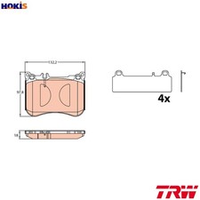 BRAKE PAD SET DISC BRAKE