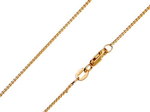 9ct yellow gold necklace - yellow,