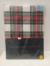 Marks & Spencer M&S Cairngorm Royal Stewart Tartan Fully Lined Curtains 84 x 54