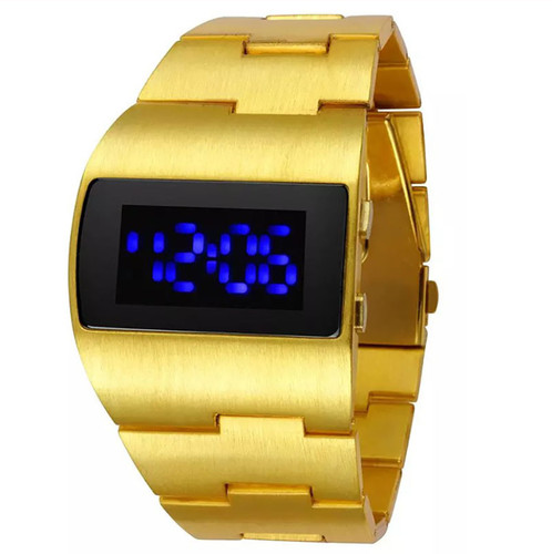 Fashion robot red led men - fashion,