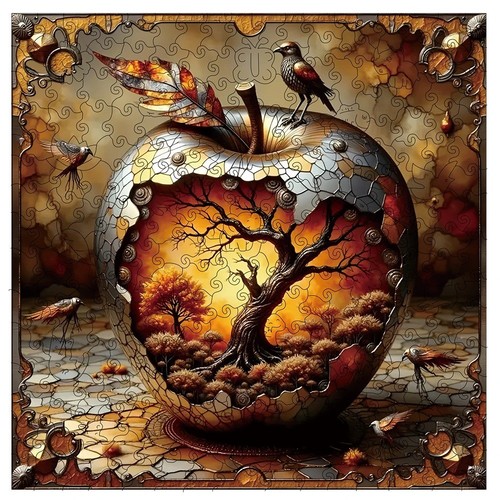 Wooden puzzle for adults - wooden,