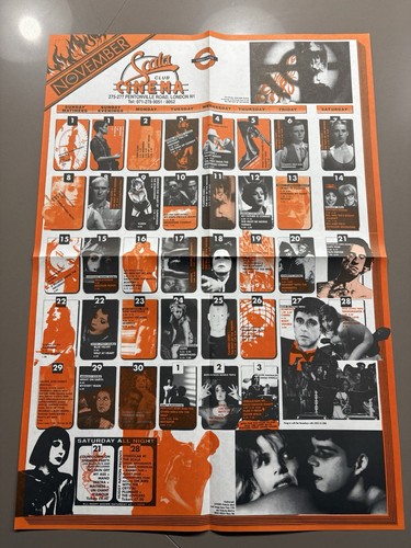 Scala cinema programme poster - programme,