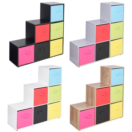 Cube step storage bookcase - step,