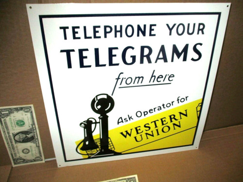 Telephone your telegrams from - telephone,