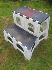 Steps Foldable Fold Flat 2 Steps Dog Steps