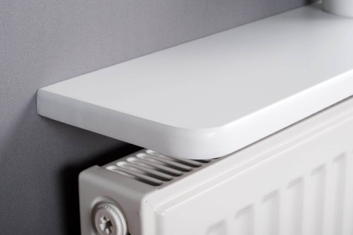 Rounded radiator shelf - radiator,