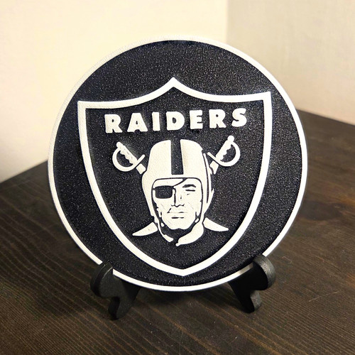 Round plastic coaster - plastic, black