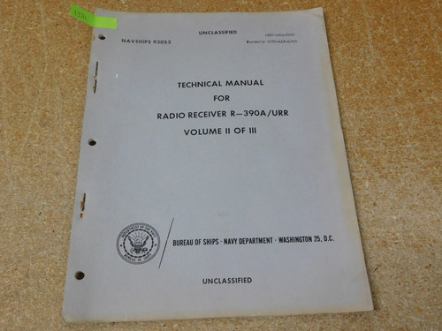 390a urr volume - urr, iii