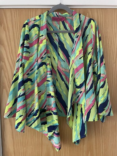 Boohoo colourful kimono - colourful,