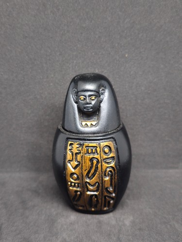 Egyptian canoe vase stunning - canoe,