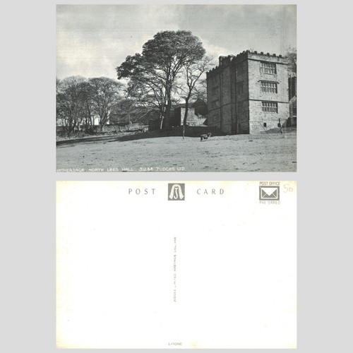 Vintage postcard north lees - -,