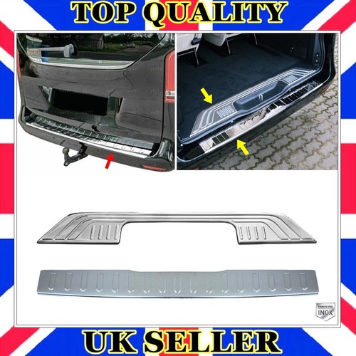 Chrome rear bumper protector - chrome,