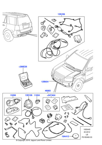 Land rover genuine lr004090 - land,