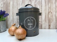 Onion Storage Container Metal