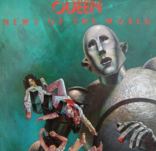 Queen signed news the - queen, 'news