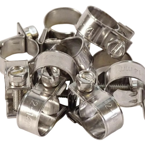 Mini hose clips stainless - mini,