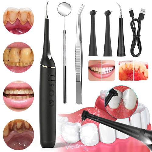 Ultrasonic tooth cleaner - tooth,