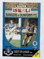 Rangers v Dunfermline - League