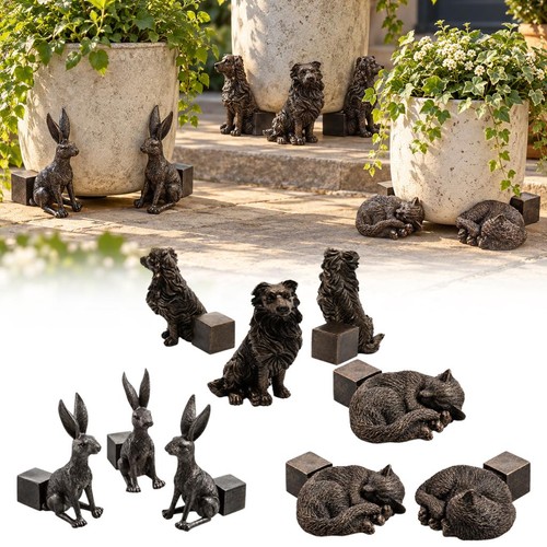 3pcs flower pot feet stand - pot,
