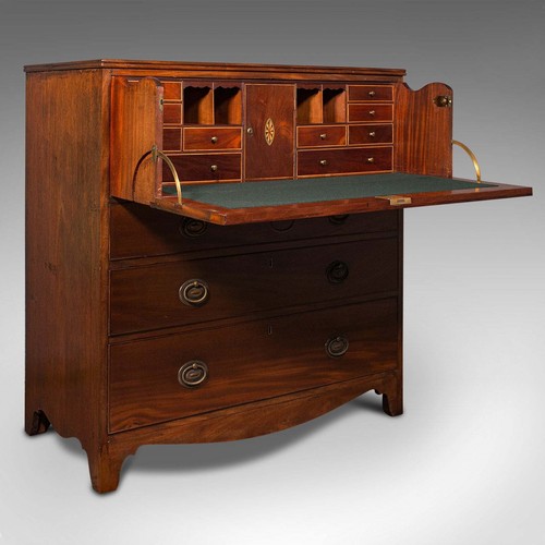 Antique secretaire cabinet - secretaire,