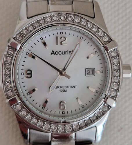 Accurist ladies lb1540p - ladies, quartz
