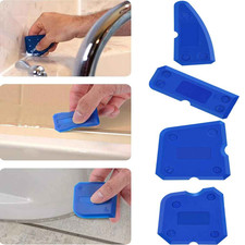SILICONE CAULK Sealant Spreader Profile Applicator TILE GROUT FUGUE TOOL 4 PCS
