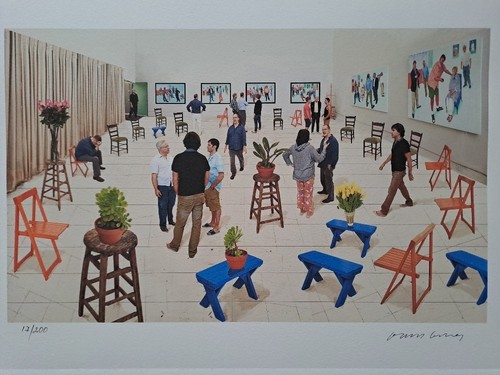 David hockney signed 4 - david,