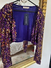 sequin bolero jacket size 12
