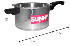 7.5L Sunny Pressure Cooker | Aluminium Cooking Pot Kitchen Cookware