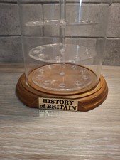   thimble display dome Wooden Base for 50 thimbles  used good condition