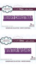 Creative Expressions Die Merry Christmas Winter Wishes Borderline Collection