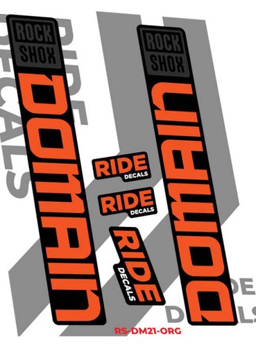 Rockshox domain decal kit - kit, |