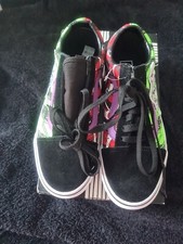 VANS Limited Edition Nightmare Before Christmas Old Skool Shoes UK Size 5