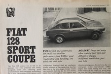 Original 1972 FIAT 128 SPORT