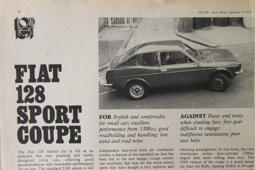 Original 1972 fiat 128 - original,