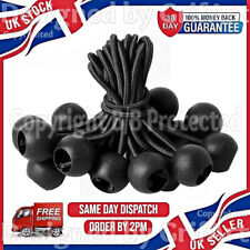 24 BALL BUNGEE CORDS ELASTIC TIE DOWN LOOP STRETCH SHOCK TARPAULIN AWNING TENT