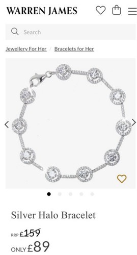 Warren james silver bracelet - warren,