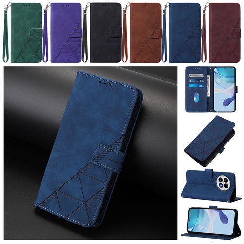 Magnetic wallet leather phone - magnetic,