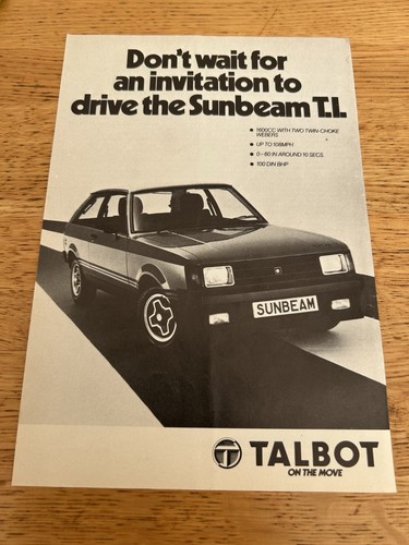 Sunbeam talbot original - sunbeam,