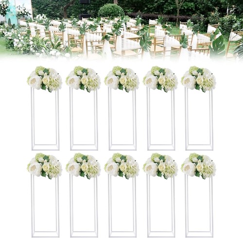 White metal flower - 10,