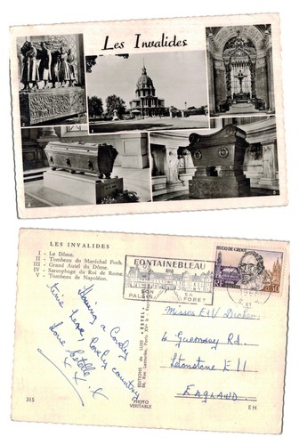 Postcard les invalides paris - -,