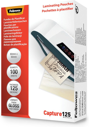 Fellowes laminating pouches - fellowes,