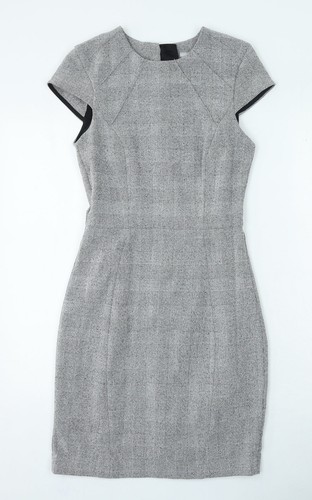 Womens grey plaid - h&m,