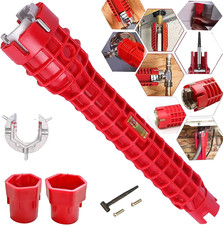 8 in1 Multifunction Faucet Wrench Water Pipe Tap Spanner Bath Sink Installer UK