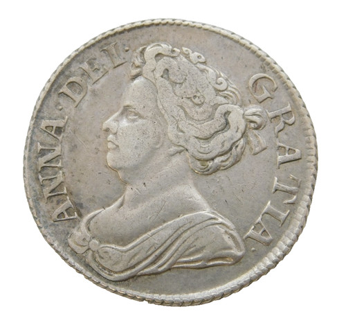 Queen anne early milled - queen, silver