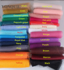 Birdcage Veil Wedding Veil Khaki Coral Orange Net Bridal Trim Hat Nude Pink Grey