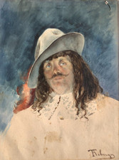 Antique  Original Watercolour